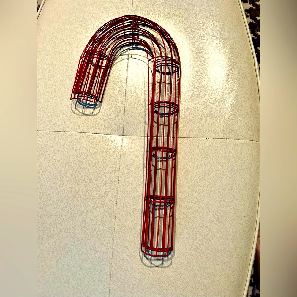 Candy Cane Decoration/Wreaths Wire Red indoor/Outdoor Create Creative DIY